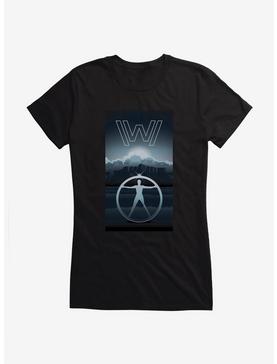 Westworld Grayscale Sunrise Girls T-Shirt, BLACK, hi-res