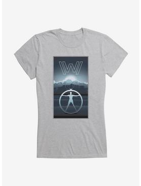 Westworld Grayscale Sunrise Girls T-Shirt, HEATHER, hi-res