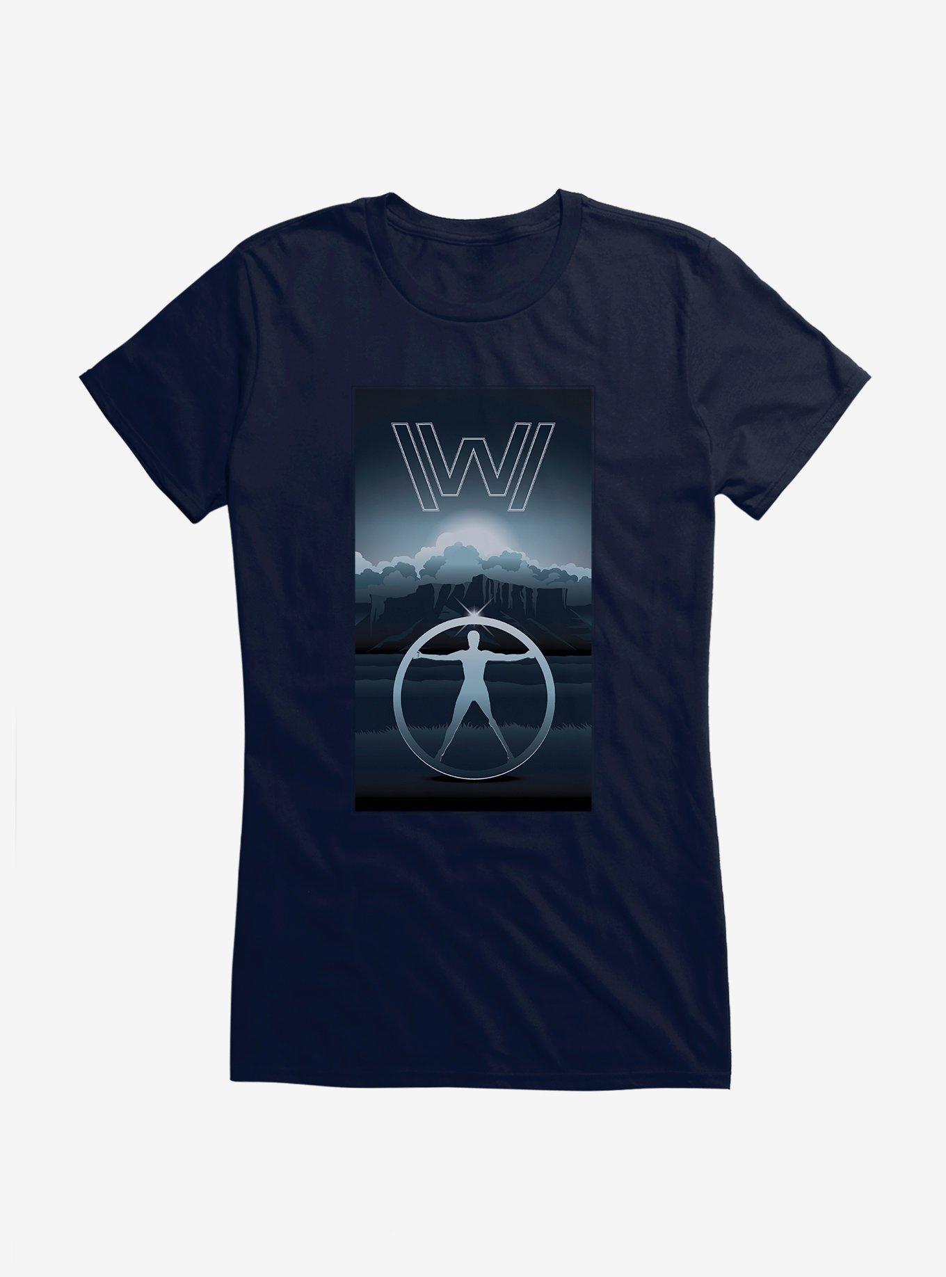 Westworld Grayscale Sunrise Girls T-Shirt, , hi-res