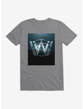 Westworld Circle Icon Silhouette T-Shirt, STORM GREY, hi-res
