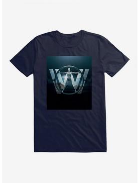 Westworld Circle Icon Silhouette T-Shirt, NAVY, hi-res