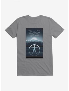 Westworld Grayscale Sunrise T-Shirt, STORM GREY, hi-res