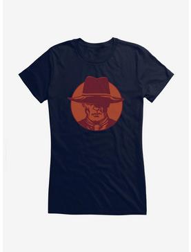 Westworld Man In Black Circle Girls T-Shirt, NAVY, hi-res