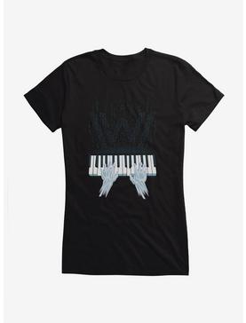 Westworld Piano Keys Girls T-Shirt, BLACK, hi-res