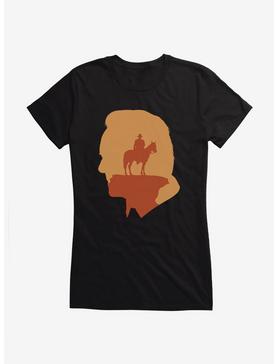 Westworld Profile Silhouette Girls T-Shirt, BLACK, hi-res