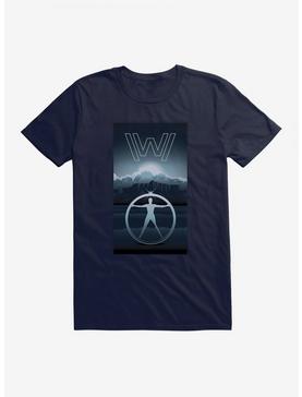 Westworld Grayscale Sunrise T-Shirt, NAVY, hi-res
