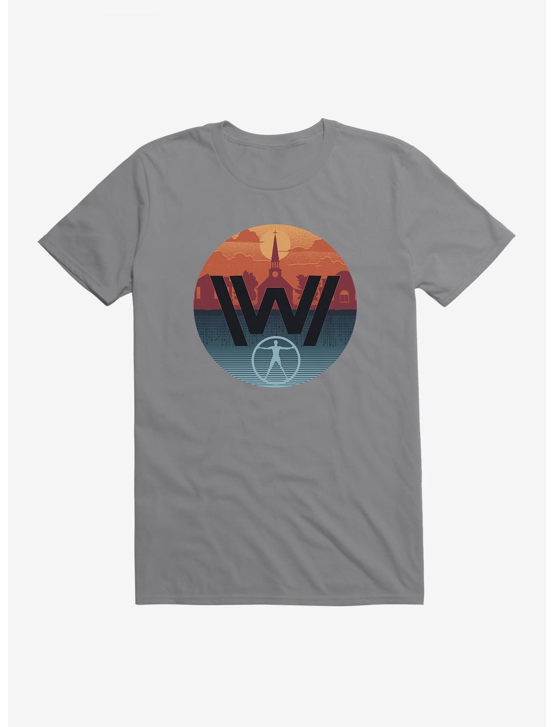 Westworld Horizon Sunset T-Shirt, STORM GREY, hi-res