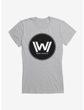 Westworld W Circle Icon Girls T-Shirt, HEATHER, hi-res