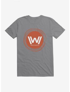 Westworld Orange W Circle Icon T-Shirt, STORM GREY, hi-res