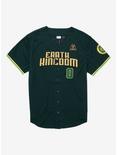 Avatar: The Last Airbender Earth Kingdom Baseball Jersey - BoxLunch Exclusive, GREEN, hi-res
