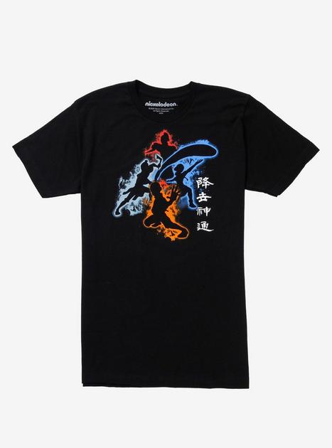 Avatar: The Last Airbender Silhouettes T-Shirt | Hot Topic
