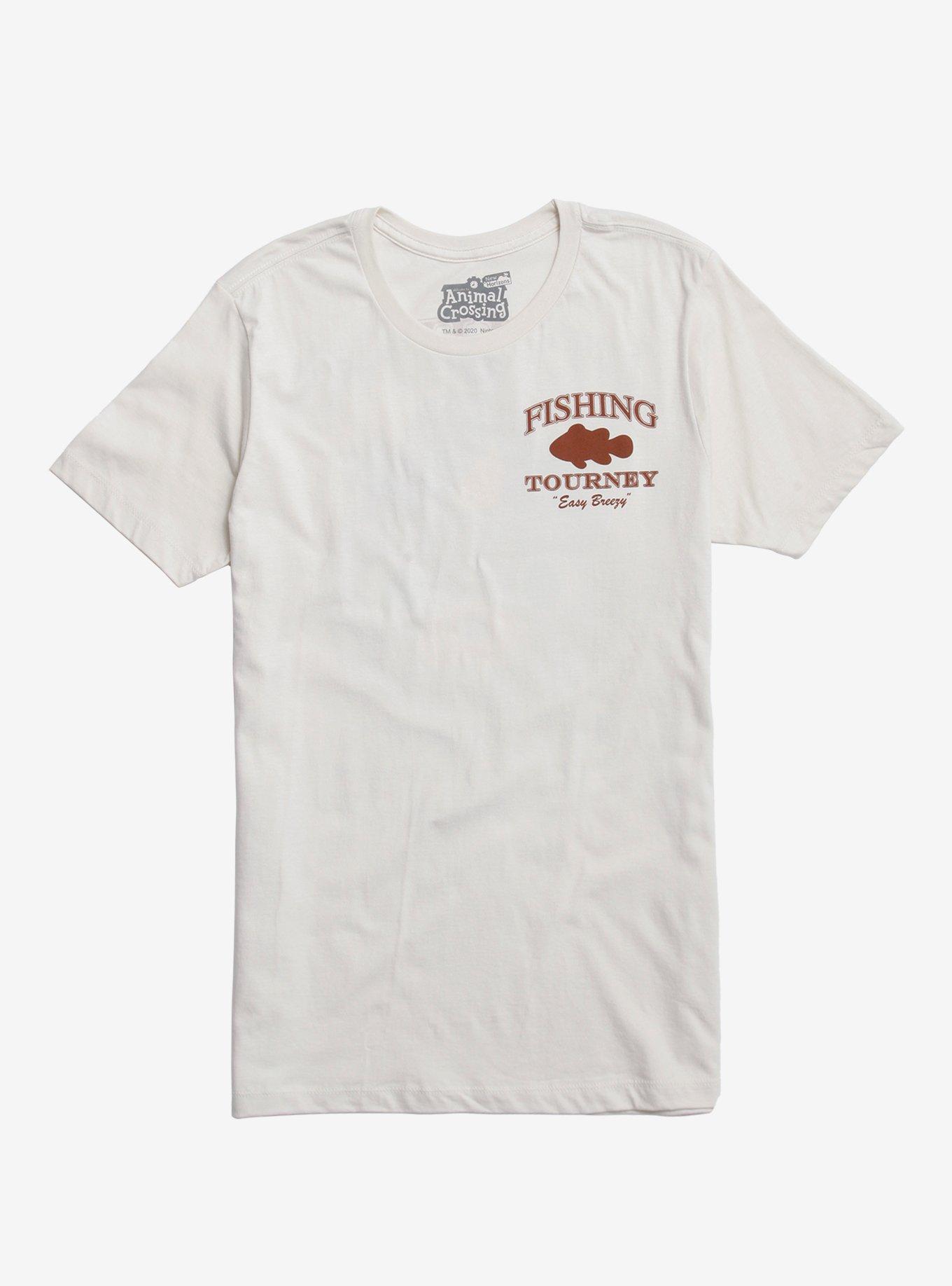 Animal Crossing: New Horizons Fishing Tourney T-Shirt, SAND, hi-res