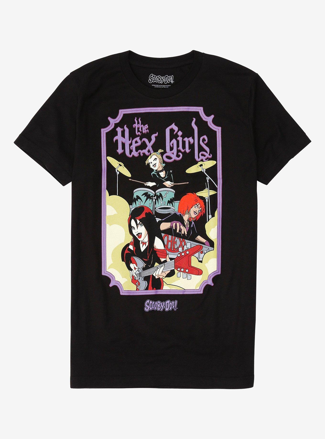 Scooby-Doo! Hex Girls Poster Boyfriend Fit Girls T-Shirt, BLACK, hi-res