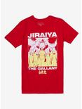 Naruto Shippuden Jiraiya The Gallant T-Shirt, RED, hi-res