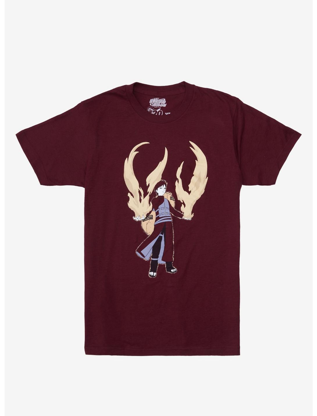 Naruto Shippuden Gaara T-Shirt, MAROON, hi-res