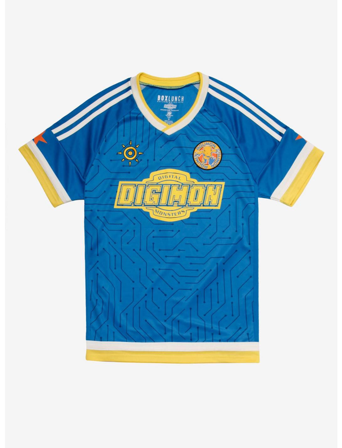 Digimon Tai Kamiya Soccer Jersey - BoxLunch Exclusive, BLUE, hi-res