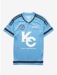 Yu-Gi-Oh! Kaiba Corporation Soccer Jersey - BoxLunch Exclusive, LIGHT BLUE, hi-res