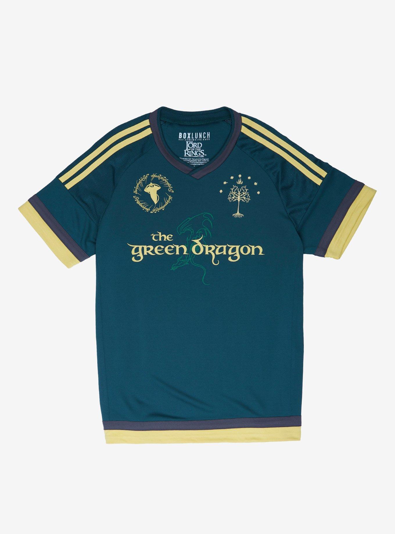 The Lord of the Rings Baggins Soccer Jersey - BoxLunch Exclusive, DARK GREEN, hi-res