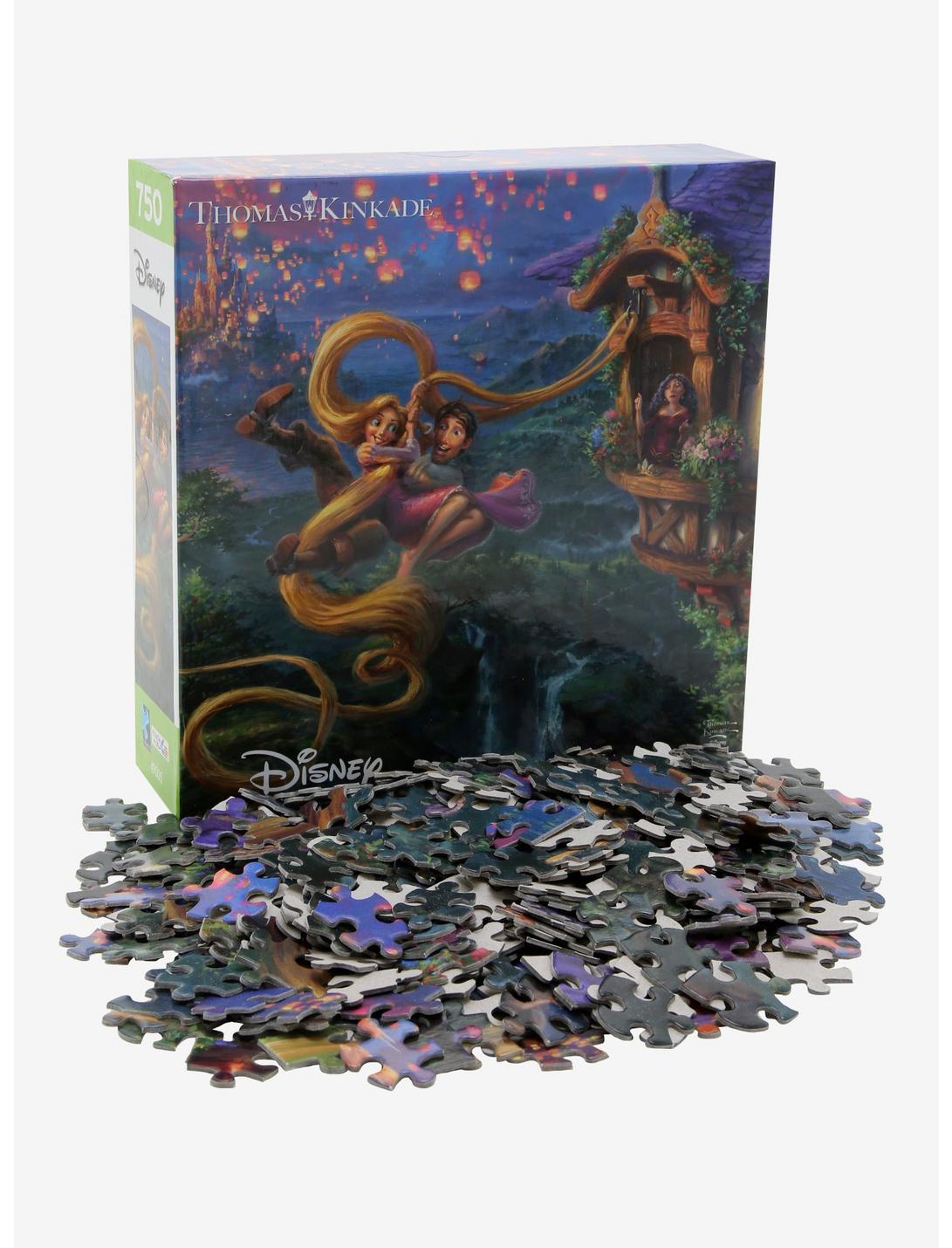 Thomas Kinkade Disney Tangled Rapunzel & Flynn 750-Piece Puzzle, , hi-res