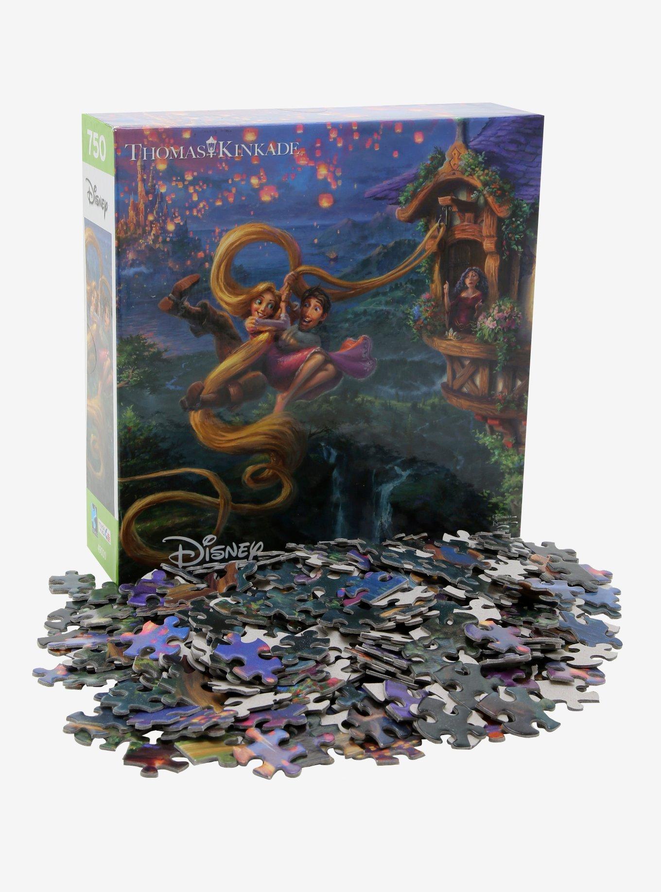 Thomas Kinkade Disney Tangled Rapunzel & Flynn 750-Piece Puzzle, , hi-res