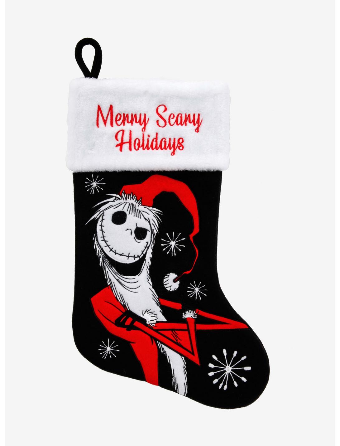 Disney The Nightmare Before Christmas Jack Embroidered Stocking - BoxLunch Exclusive, , hi-res