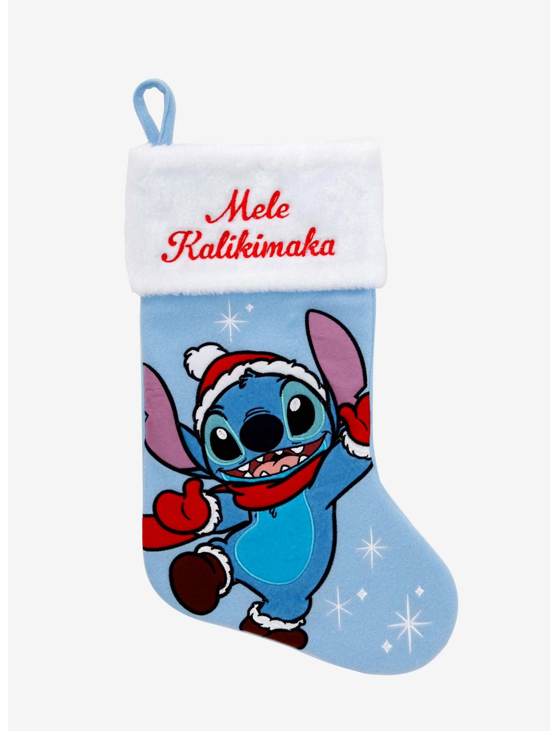 Disney Lilo & Stitch Embroidered Stocking - BoxLunch Exclusive, , hi-res