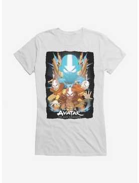 Avatar: The Last Airbender Aang Master Of All Elements Girls T-Shirt, , hi-res