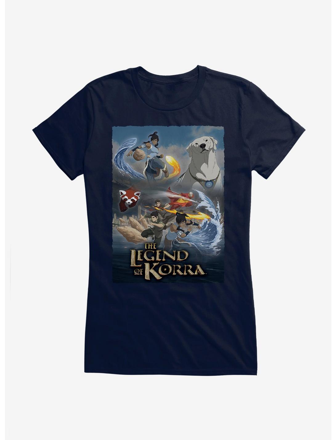 The Legend Of Korra Master Benders Girls T-Shirt, , hi-res