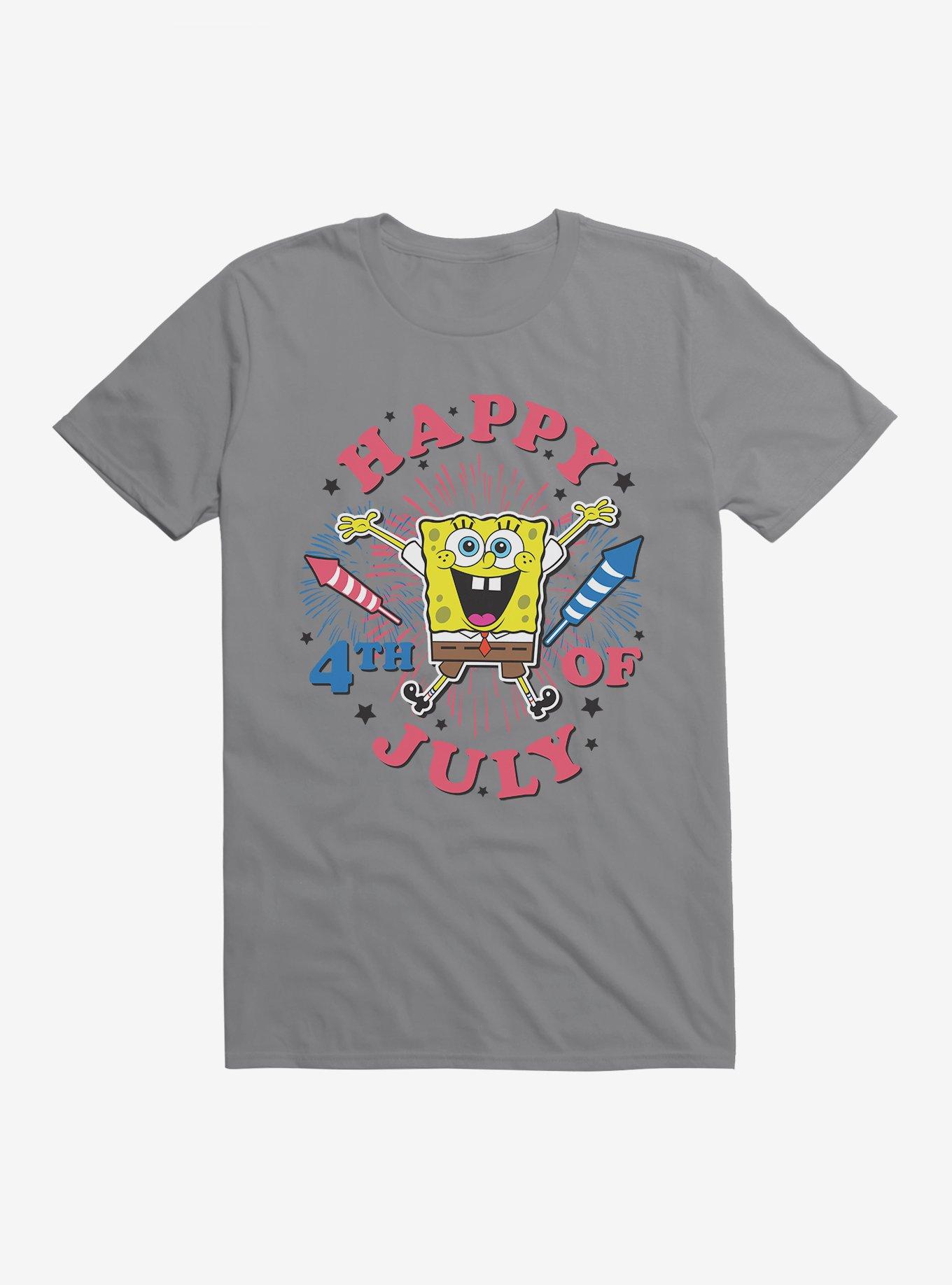 SpongeBob SquarePants Fourth Of July Fireworks T-Shirt, , hi-res