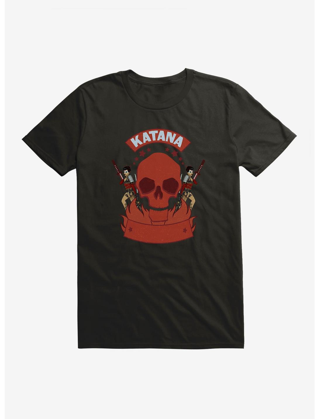 DC Comics Bombshells Katana Skull T-Shirt, BLACK, hi-res