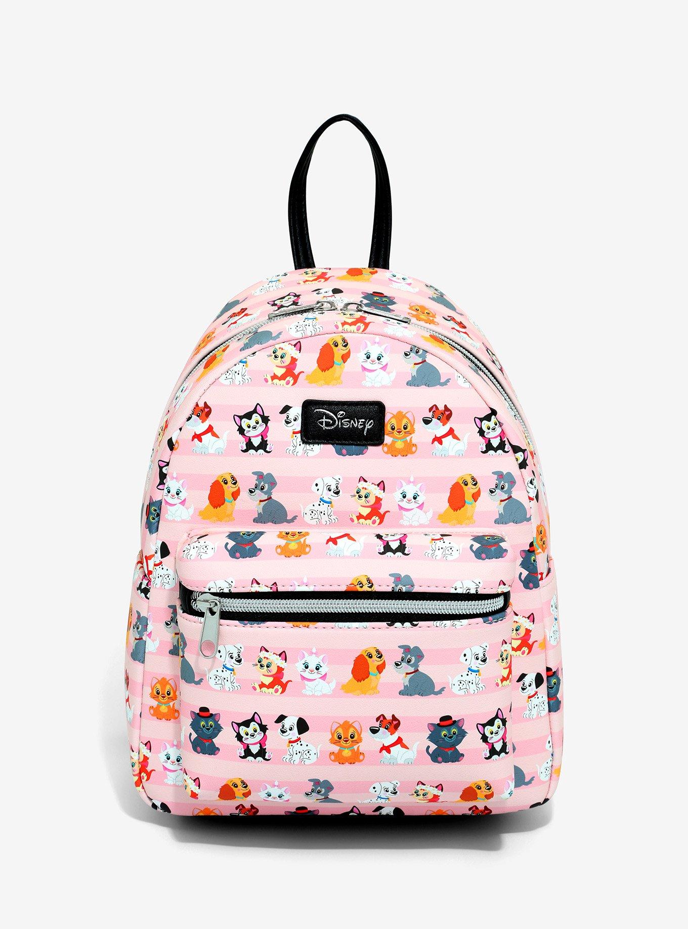 Loungefly x Disney Cats Mini Backpack Handbag All-Over Print