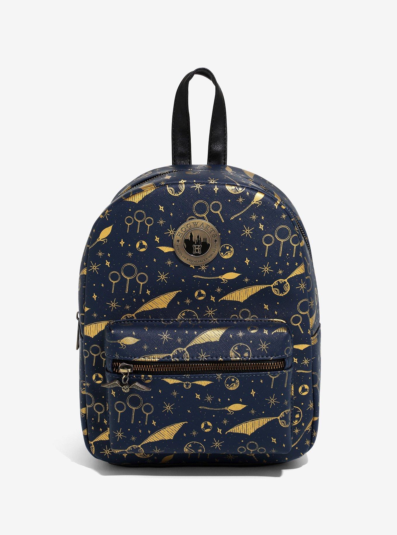 White and gold harry potter online purse