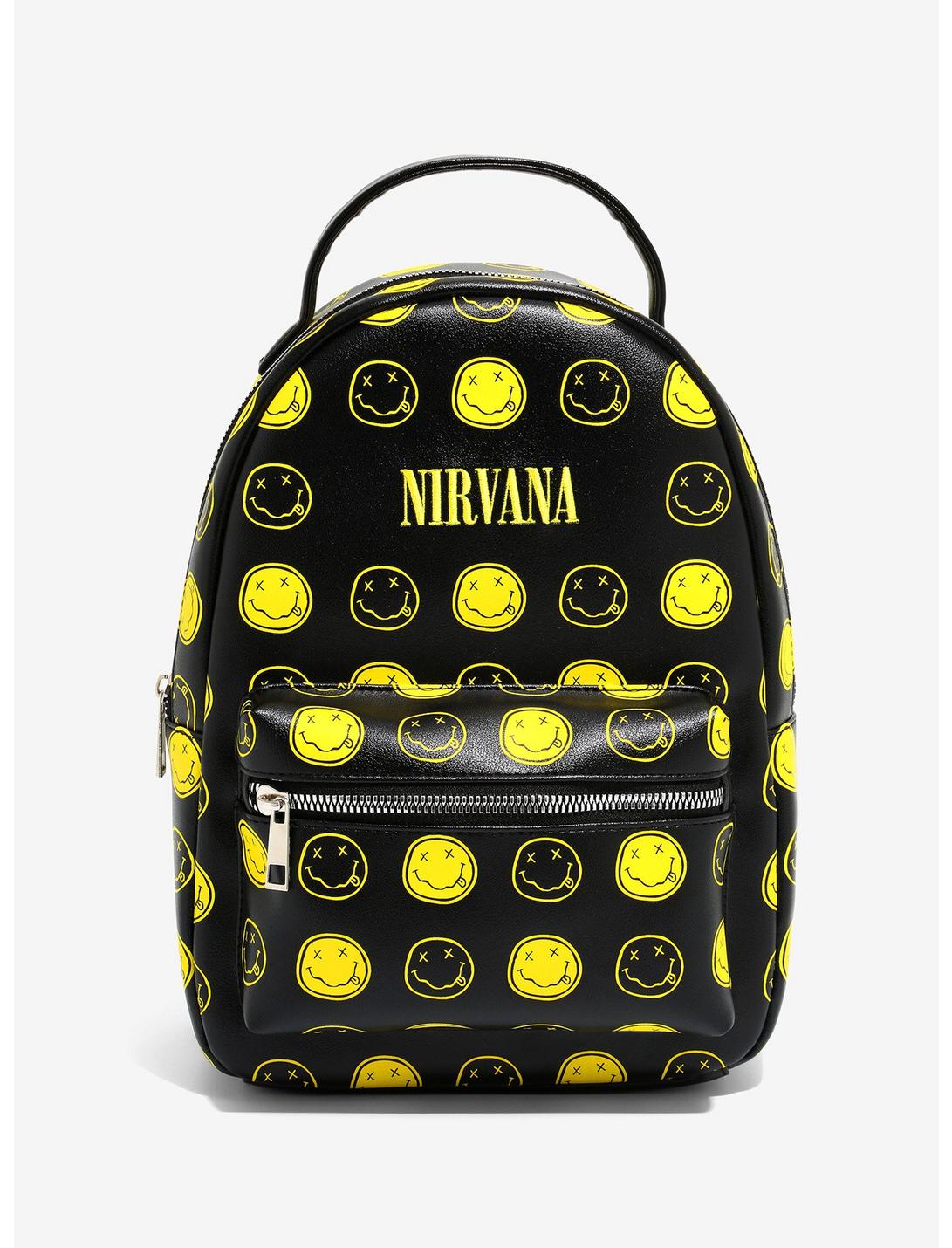 Nirvana Smile Logo Mini Backpack, , hi-res
