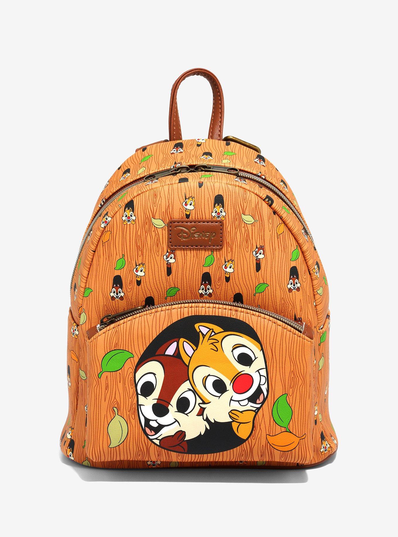 Loungefly Disney Chip n Dale Pumpkin Mini Backpack Exclusive