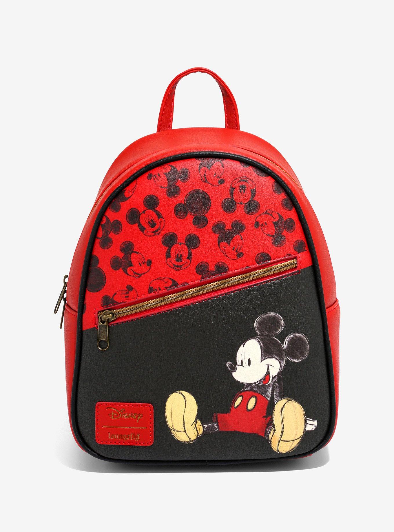 Loungefly Disney Mickey Mouse Diagonal Pocket Mini Backpack, , hi-res