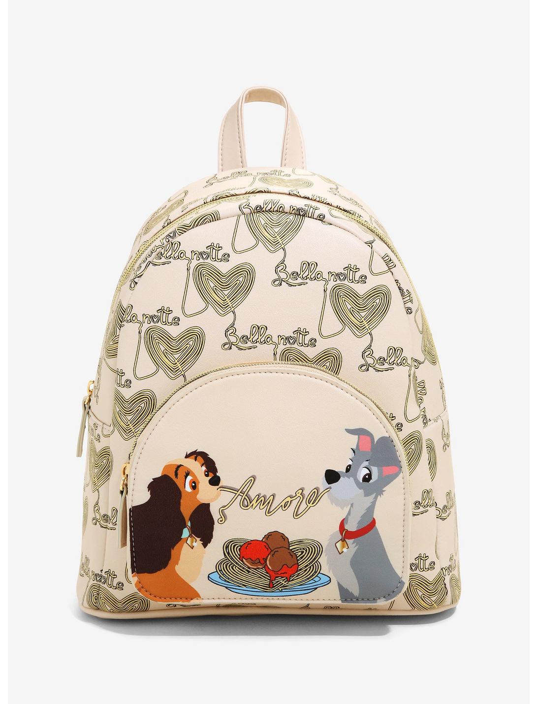 Details about   Loungefly Disney Lady and the Tramp Spaghetti Mini Backpack New With Tags 