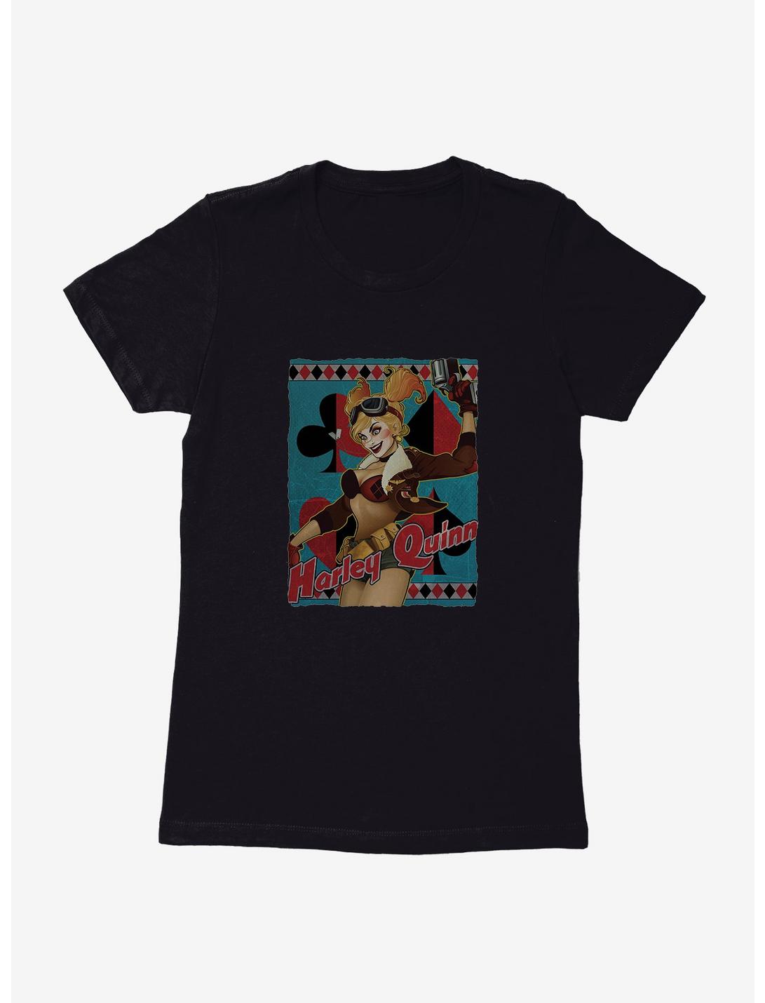 DC Comics Bombshells Harley Quinn Womens T-Shirt, BLACK, hi-res