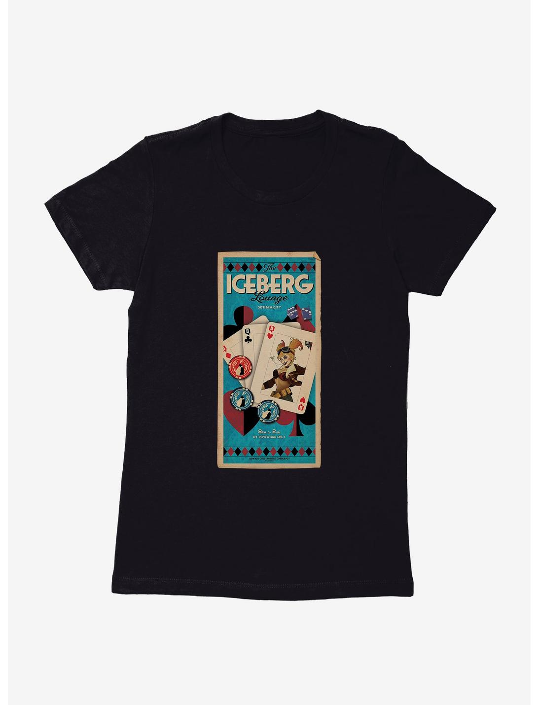 DC Comics Bombshells Harley Quinn Iceberg Lounge Womens T-Shirt, BLACK, hi-res