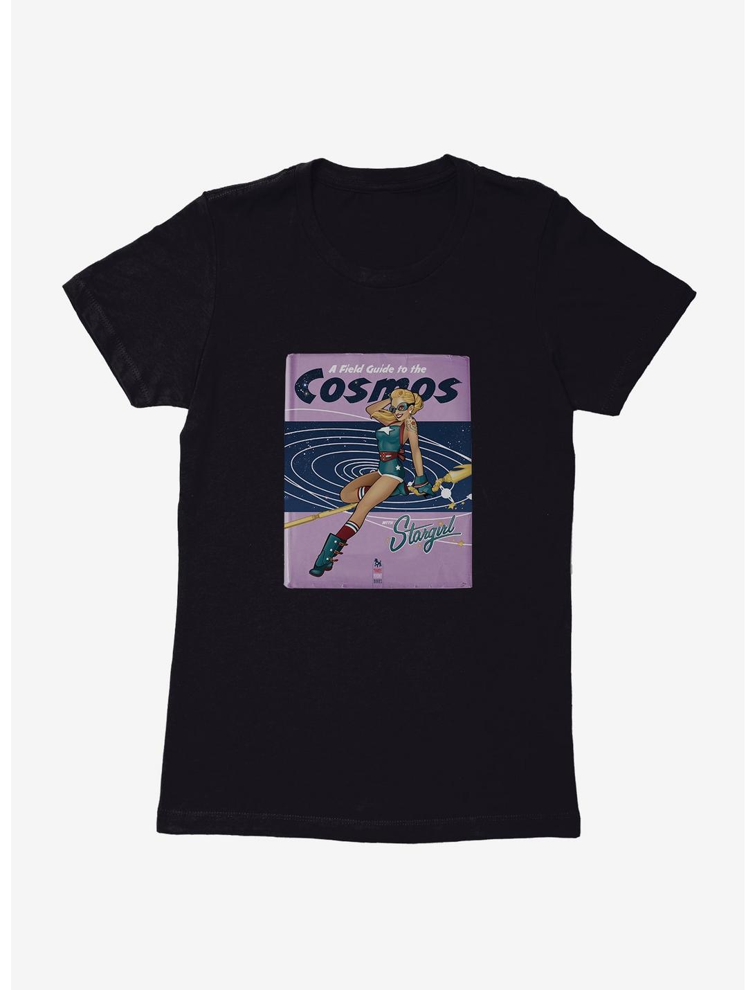 DC Comics Bombshells Stargirl Field Guide To Cosmos Womens T-Shirt, BLACK, hi-res