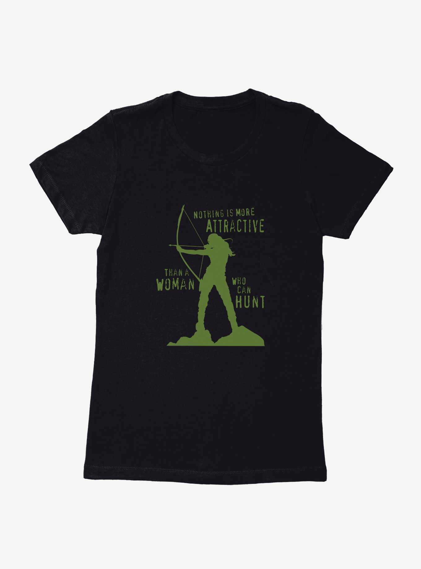 DC Comics Arrow Woman On A Hunt Womens T-Shirt, , hi-res