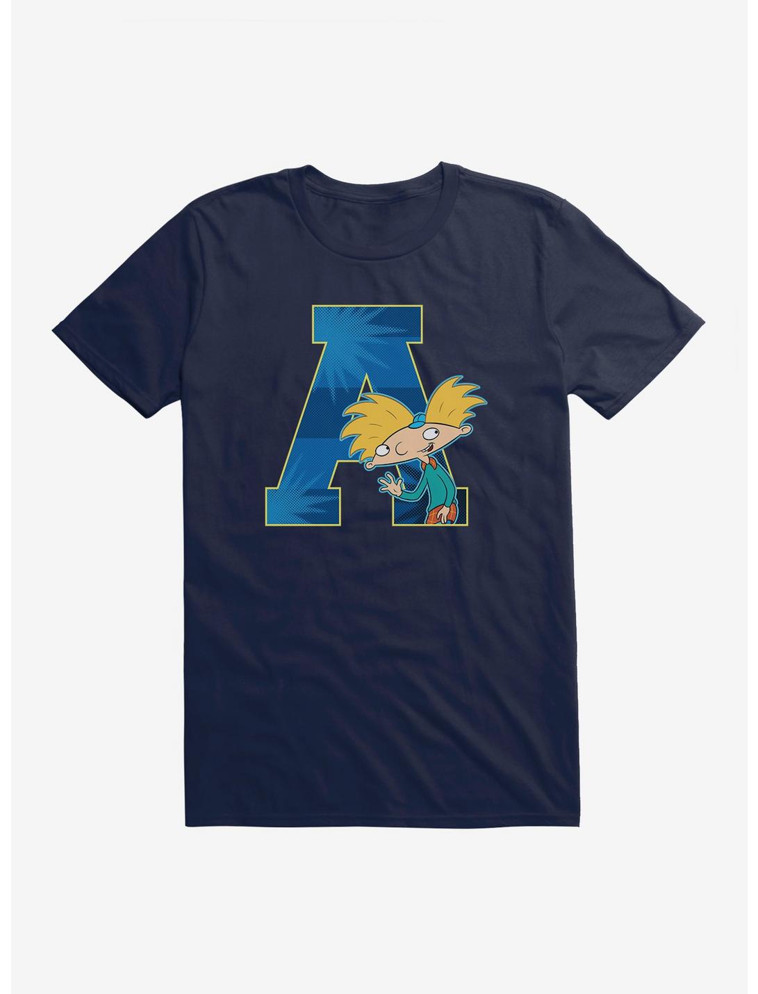 Hey Arnold! A For Arnold T-Shirt, MIDNIGHT NAVY, hi-res