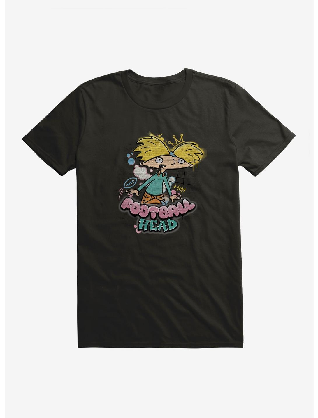 Hey Arnold! Football Head T-Shirt, BLACK, hi-res