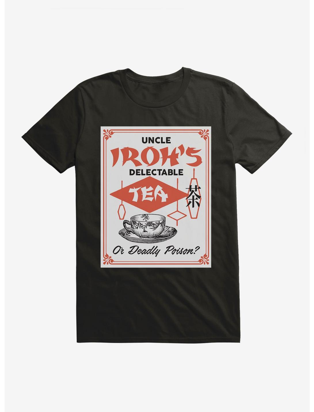 Avatar: The Last Airbender Uncle Iroh's Delectable Tea T-Shirt, BLACK, hi-res