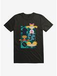 Hey Arnold! Icon Silhouettes T-Shirt, BLACK, hi-res
