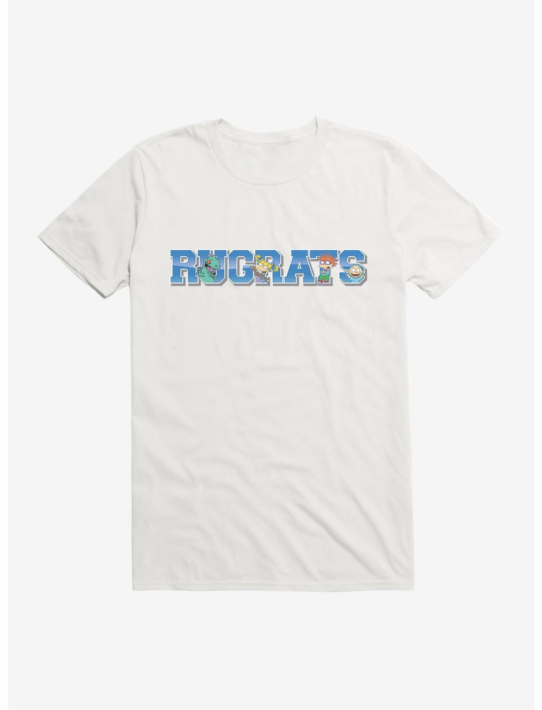 Rugrats Collegiate Script T-Shirt, WHITE, hi-res