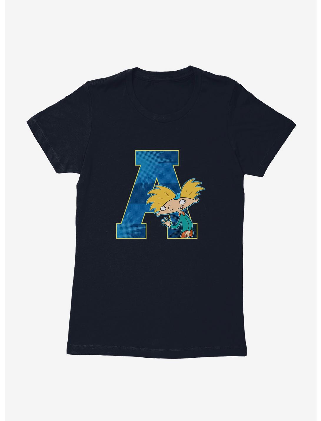 Hey Arnold! A For Arnold Womens T-Shirt, MIDNIGHT NAVY, hi-res