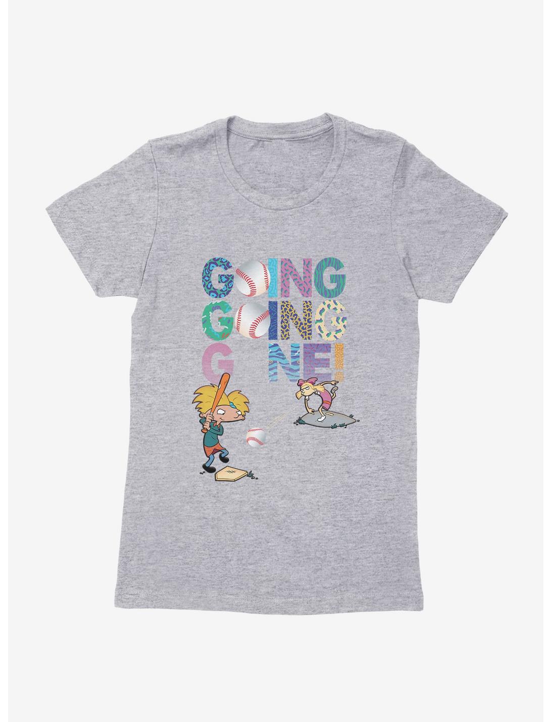 Hey Arnold! Baseball Going Going Gone Womens T-Shirt, HEATHER, hi-res
