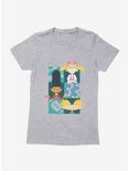Hey Arnold! Icon Silhouettes Womens T-Shirt, HEATHER, hi-res