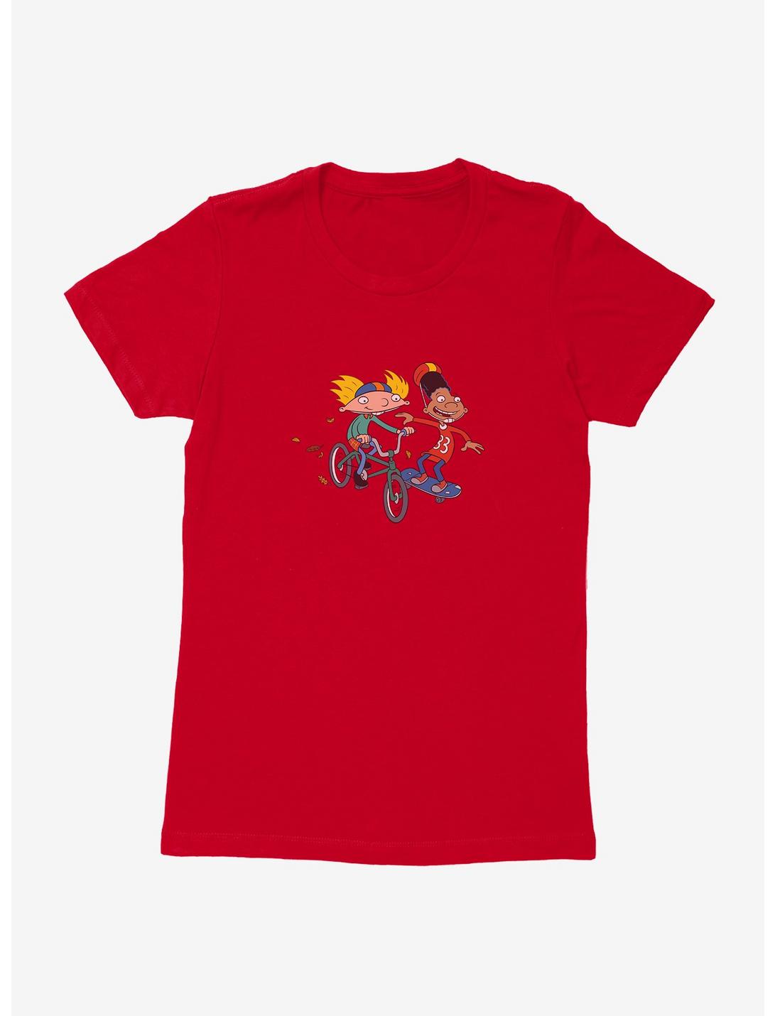 Hey Arnold! Best Friends Womens T-Shirt, RED, hi-res