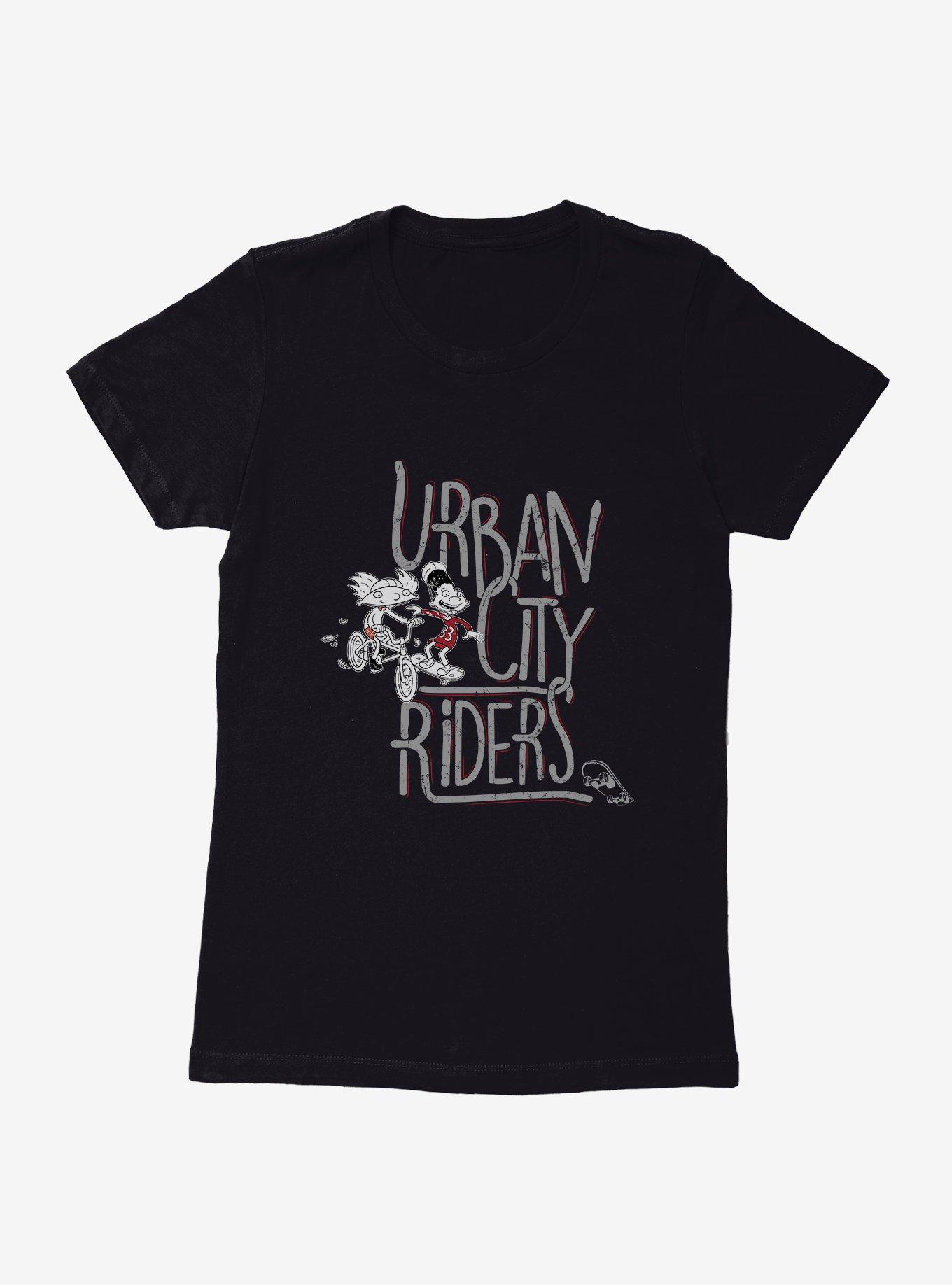 Hey Arnold! Urban City Riders Womens T-Shirt, BLACK, hi-res
